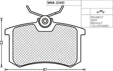 МОНТАЖНЫЙ КОМПЛЕКТ БЛОКОВ VW GOLF IV 4 V PASSAT B5