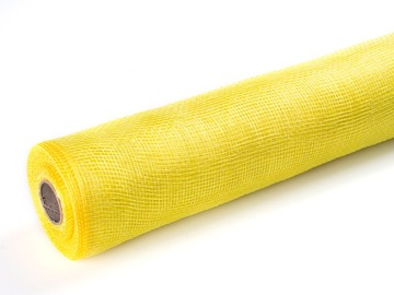 Siatka Florystyczna Plastikowa 9m Ozdobna Żółta