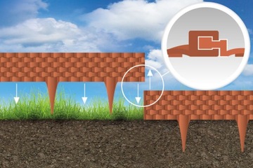 Частокол КАМЕНЬ АНТРАЦИТ, декор