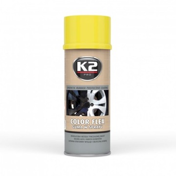 K2 PRO COLOR FLEX GUMA W SPRAY ŻÓŁTA YELLOW