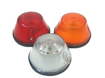 LAMPA OBRYSOWA POMARAŃCZOWA niska