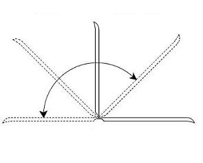 LISTWA ŁAMANA NAROŻNA ŚCIENNA PRZYPODŁOGOWA - PCV
