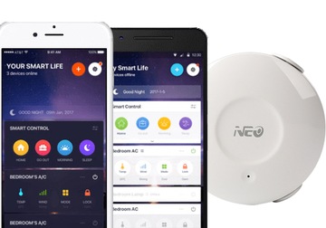 Датчик затопления WiFi Neo Android Alexa Google Tuya