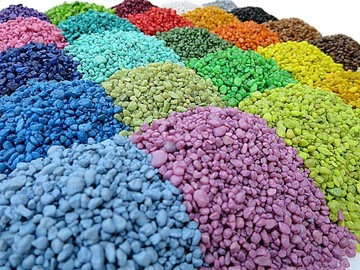 РАЗНОЦВЕТНЫЕ ДЕКОРАТИВНЫЕ МИНИ-КАМЕЧКИ ИЗ КВАРЦЕВОГО КАМНЯ 2-4 ММ КАЖДОГО ЦВЕТА, ВЕС 0,5 КГ.