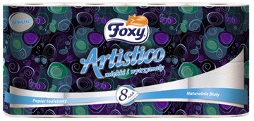 FOXY PAPIER TOALETOWY ARTISTICO 8R, 2W! BIAŁY
