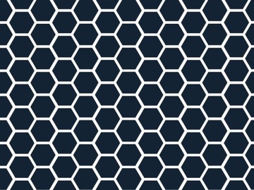 Honeycomb szablon plaster miodu, heksagony