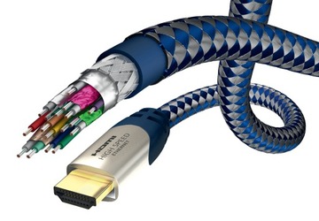 INAKUSTIK PREMIUM BLUE KABEL HDMI 4K 3D 3m 2160P 60HZ