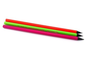 Ołówek BIC Evolution HB bez gumki FLUO 2 szt