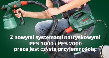 ПИСТОЛЕТ ДЛЯ ПОКРАСКИ BOSCH PFS 1000 Вся краска + МЕРА