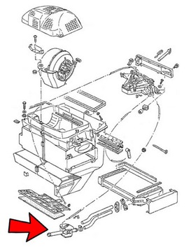 Клапан отопителя VW Caddy I Golf I Jetta I MK1 LT PASSAT SCIROCCO AUDI 80