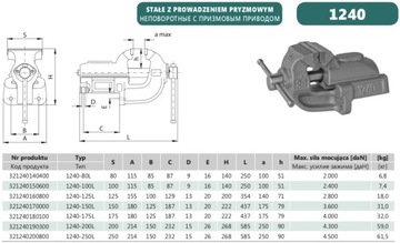 СЛЕСАРНЫЕ ТИСКИ УСИЛЕННЫЕ 1240-250 ЗУБР