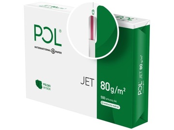 Копировальная бумага POLjet A4, 80 г, класс А, 5 стопок