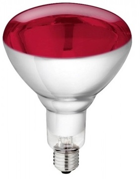 ŻARÓWKA PROMIENNIK LAMPA GRZEW 150W CZERWO PHILIPS