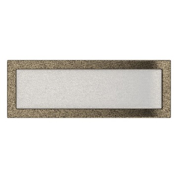 фото ориг. №6, Lattice ventilation fireplace grilles 17x49 black gold elegant solid