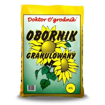 OBORNIK GRANULOWANY MIESZANY NATURALNY NAWÓZ 40L