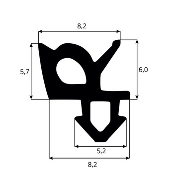 фото ориг. №3, Gasket to windows pvc rehau s-1388 10m