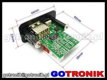 Модуль проигрывателя MP3-файлов с дистанционным управлением ____BTE-327