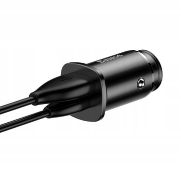 Baseus ładowarka samochodowa QC 4.0 USB-C PD KABEL