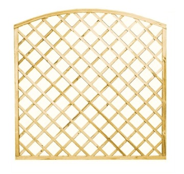 Kratka drewniana w grubej ramie Ewa Lux 180x180cm