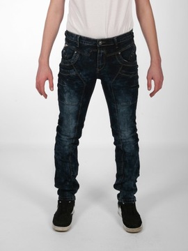 Spodnie jeansy, dzinsy męskie DTGreen naszycia rozmiar 29