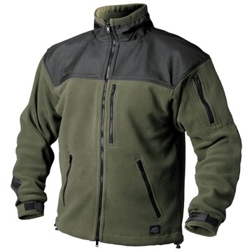 HELIKON CLASSIC ARMY Флисовая мужская толстовка Оливково-зеленый/черный XL