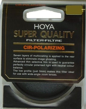 Filtr HOYA kołowy polaryzacyjny Super HMC 55 mm