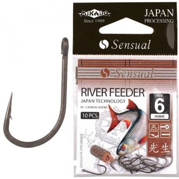 MIKADO HACZYKI SENSUAL RIVER FEEDER r.14 Z OCZKIEM