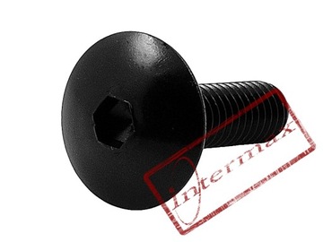 АЛЮМИНИЕВЫЙ ВИНТ ОБтекателя M6 ЧЕРНЫЕ винты обтекателя