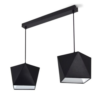 Lampa Wisząca Żyrandol Abażur Diament Kolory 299Z2