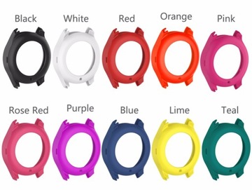 Оранжевый резиновый чехол Samsung Galaxy Watch 46 мм