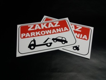 БЕЗ ПАРКОВОЧНОЙ ТАБЛИЧКИ ДЛЯ БУКСИРОВЧИКА 60x40 см 3 мм