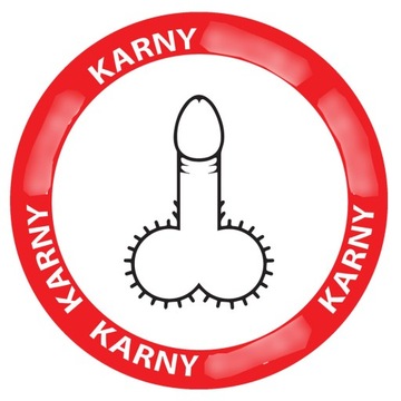 Naklejki Karny K*TAS ZA ZŁE PARKOWANIE! 10 SZT