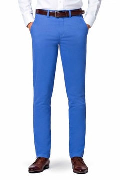 Spodnie Chino Niebieskie Lancerto Mono II W32/L34