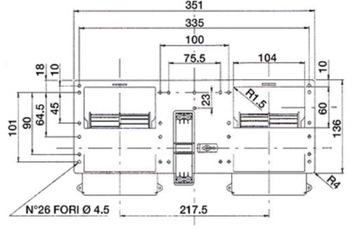 Вентилятор салона RENAULT 110-54 155-54