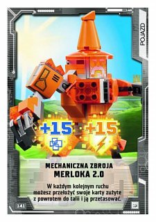 karta nr 141 mechaniczna zbroj lego nexo knights 2