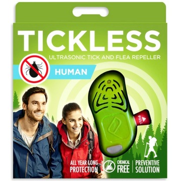 OCHRONA PRZED KLESZCZAMI NA KLESZCZE DLA LUDZI TICKLESS HUMAN ULTRA ZIELONY
