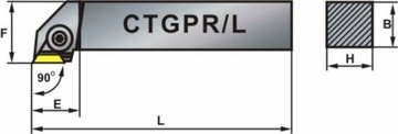 НОЖ РАСТОЧНОЙ CTGPR 5050-33 hr 117.17 50 ТПУН 3306