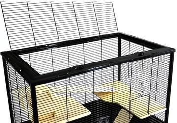 DUŻA KLATKA KUWETA DLA KRÓLIKA ŚWINKI MORSKIEJ GRYZONI NEO COSY