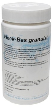 FLOCK-BAS GRANULAT 1KG KOAGULACJA CHEMIA BASENOWA