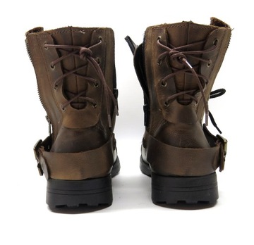 2B КОРИЧНЕВЫЕ военные ботинки ПОЛЬСКАЯ кожа r41