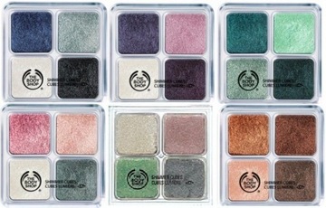 THE BODY SHOP SHIMMER CUBES № 19 Четверные тени для век