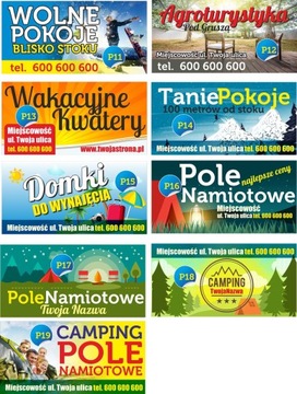 Gotowe Projekty REKLAMA- Domki do wynajęcia Szyld