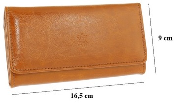 Вместительный женский кожаный кошелек POLISH LEATHER PRODUCT