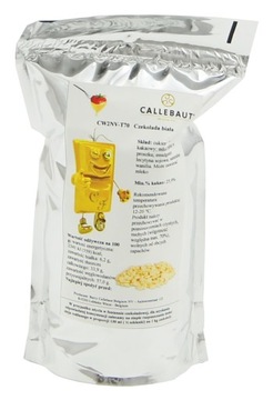 0,5 кг шоколада CALLEBAUT WHITE для фонтанов фондю