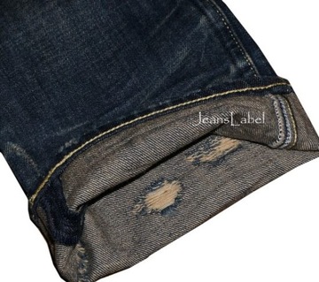 LEE DAREN jeansy slim vintage rozdarcia W30 L34