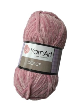 100g włóczka poliester YarnArt Dolce róż 769