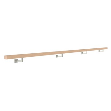 фото ориг. №3, Handrail wall-mounted wooden 40x40 480cm beech color
