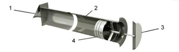 Воздухоотводчик круглый со стабилизатором NOS80A-CC DARCO