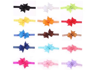 OPASKA KOKARDA na włosy dla dzieci BRĄZOWA