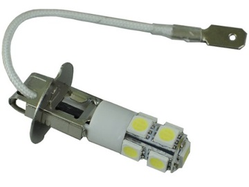 żarówka H3 27 LED 9 SMD dzienne 12V 24V DRL MOC